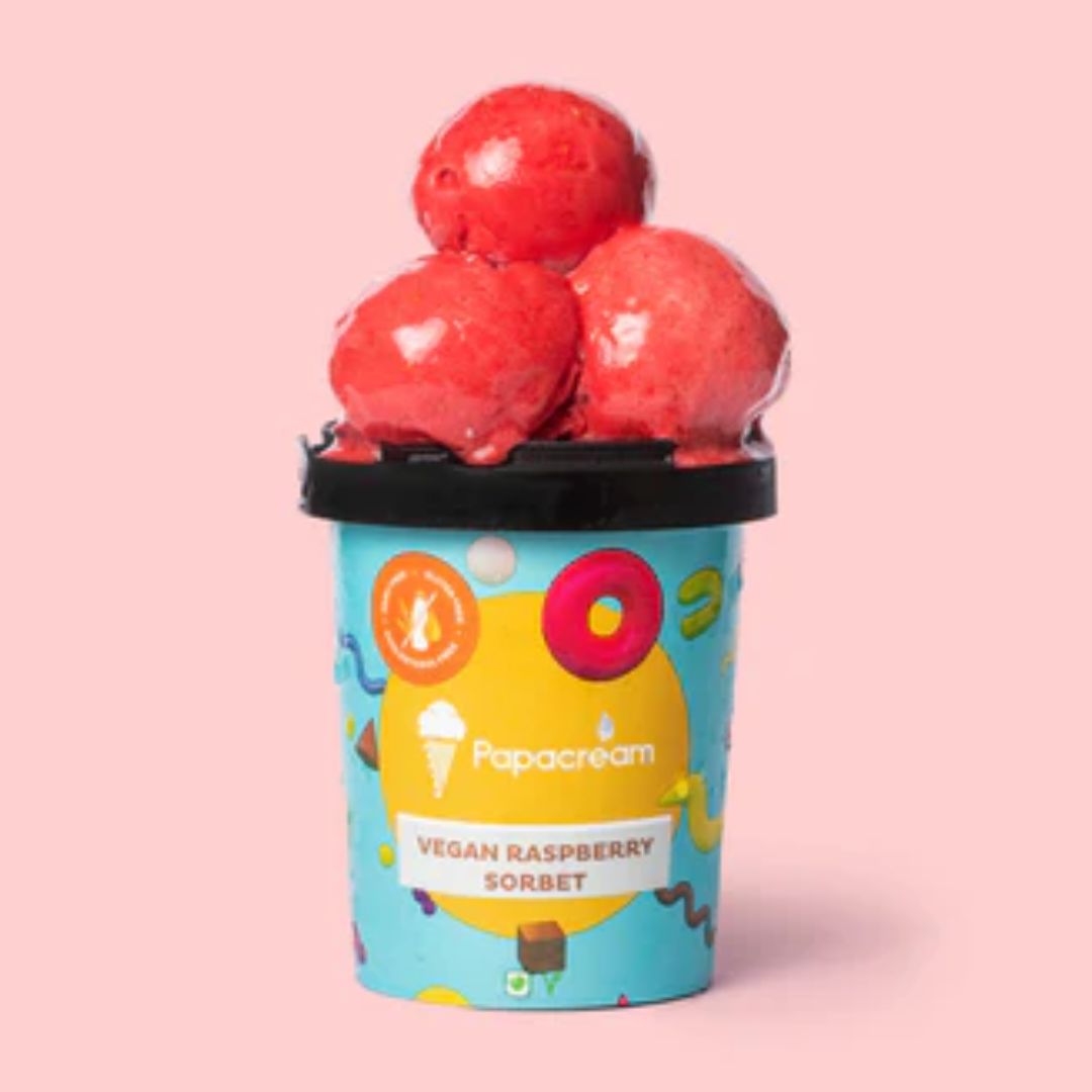 Raspberry Sorbet 500ml Papacream