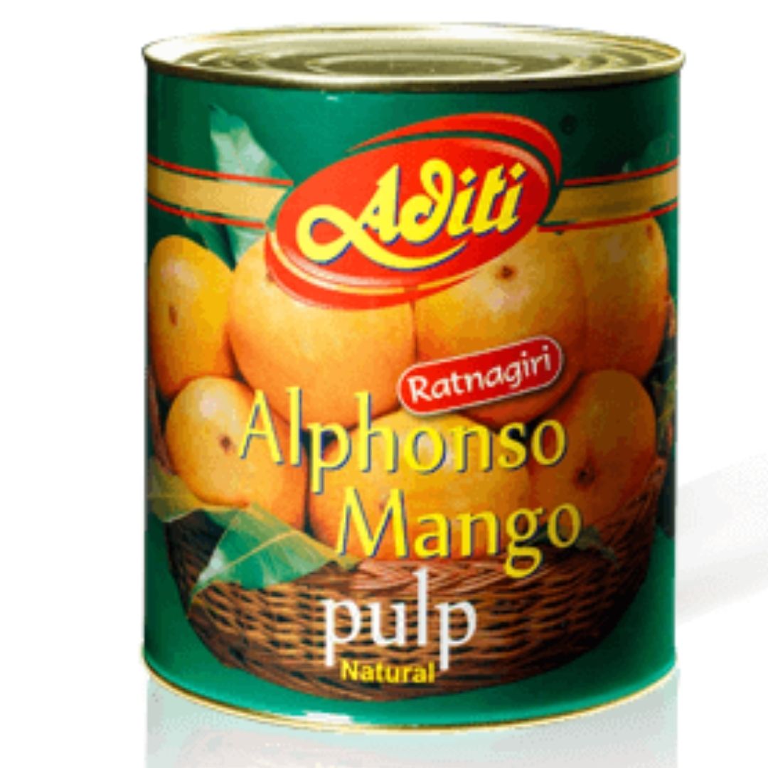 Ratnagiri Alphonso Mango Pulp Natural 3.1kg  Aditi