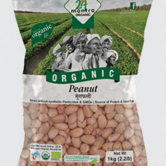 Raw Peanut 1kg 24 Mantra Organic