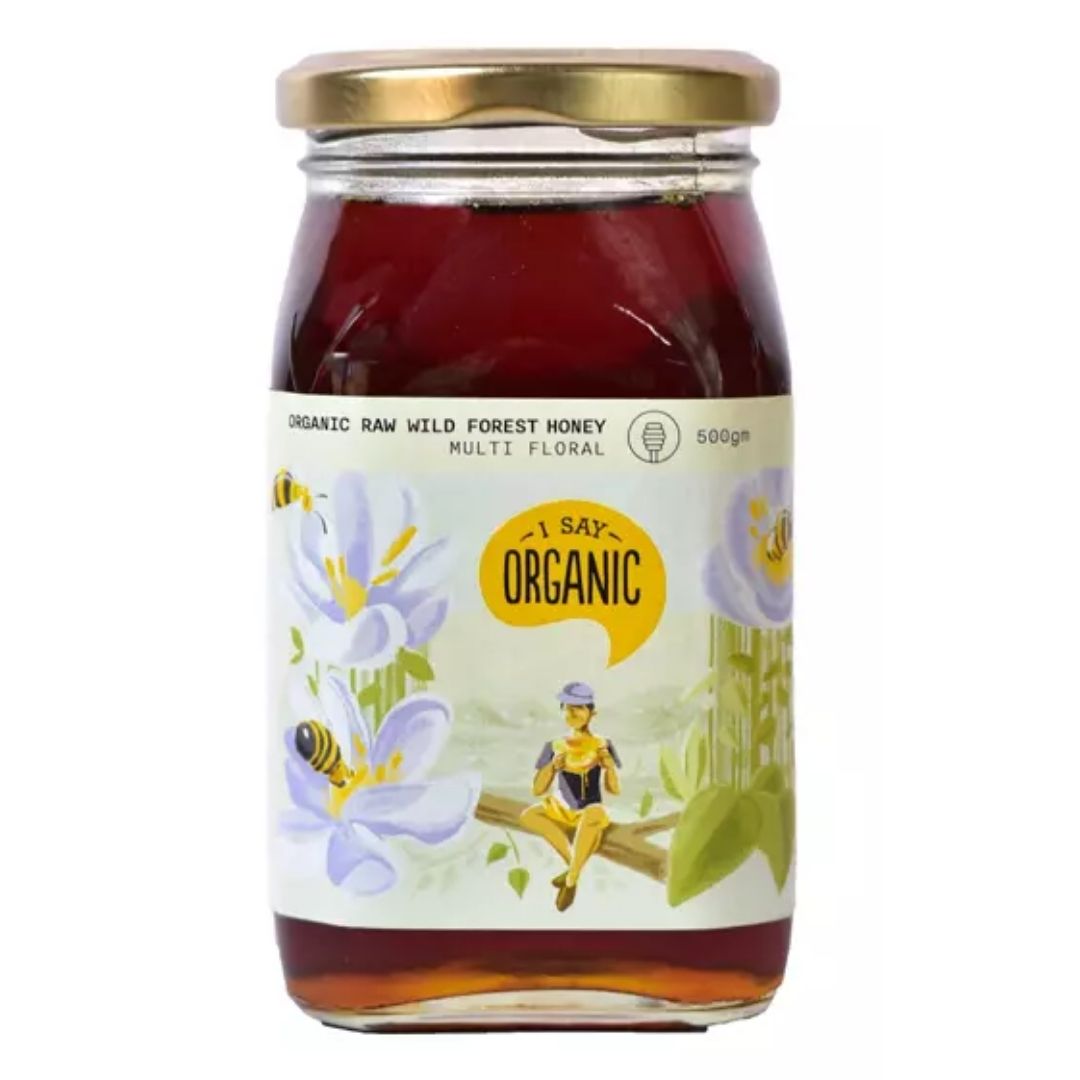 Raw Wild Forest Honey Multi Floral 500g I Say Organic