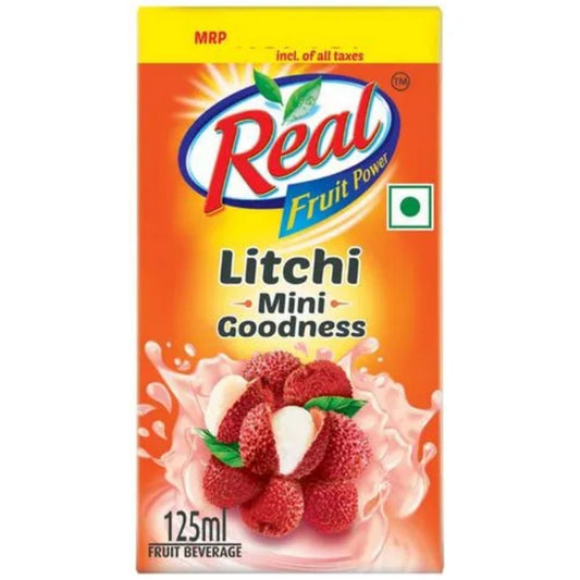 Real Fruit Power Litchi 125 ml  Dabur