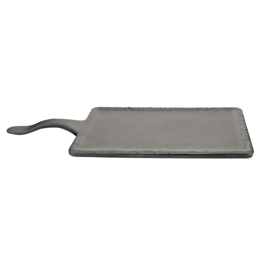 Rectangle Handle Platter 36.5_18 cm Black