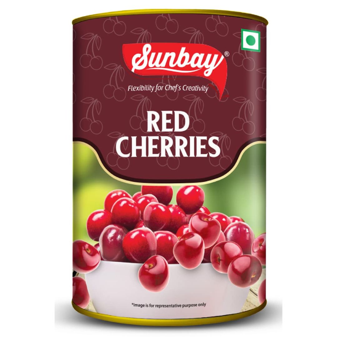 Red Cherry In Syrup (Imported) 840 gm  Sunbay