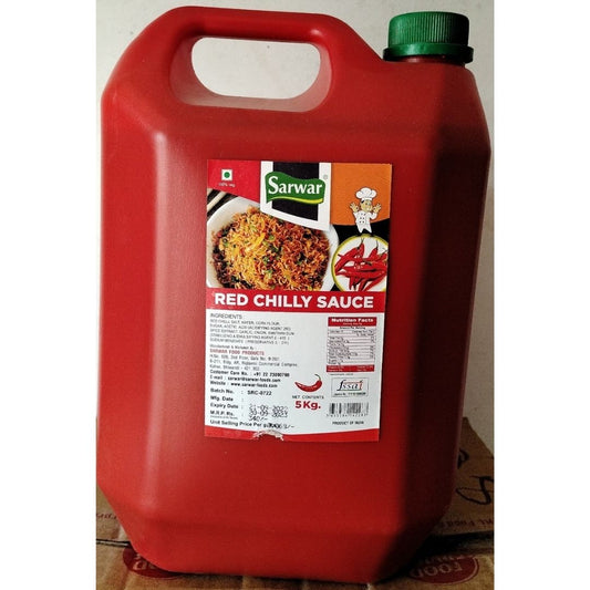 Red Chilly Sauce  5 kg Sarwar