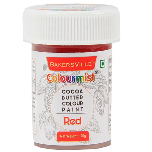 Red Colourmist Cocoa Butter Colour 20ml Bakersville