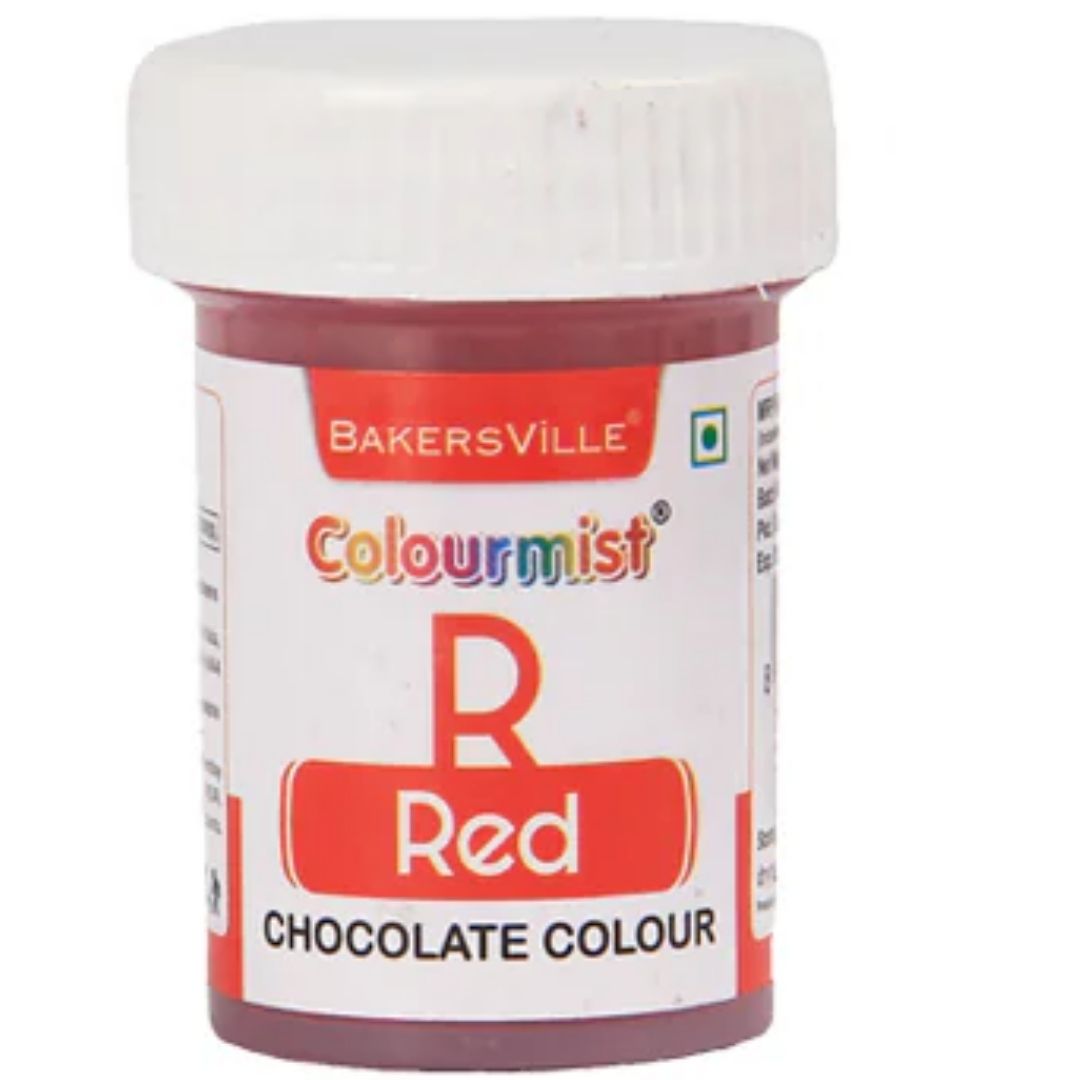 Red Colourmist Edible Chocolate Powder Colour 3g Bakersville