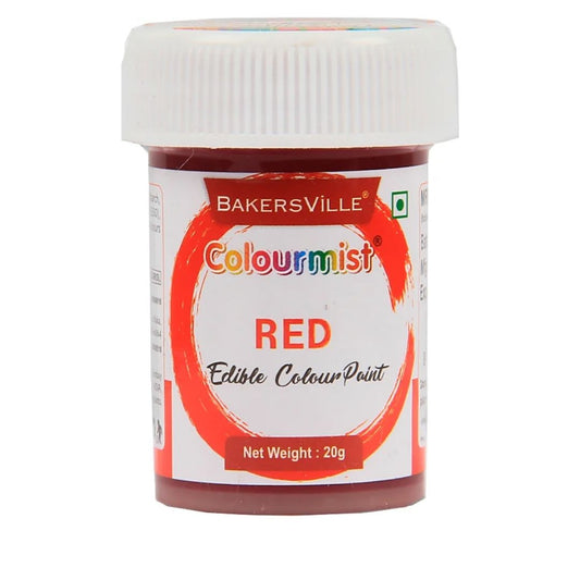 Red Edible Colour Paint 20g Colourmist