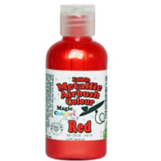 Red Edible Metalic Airbrush Magic Colours