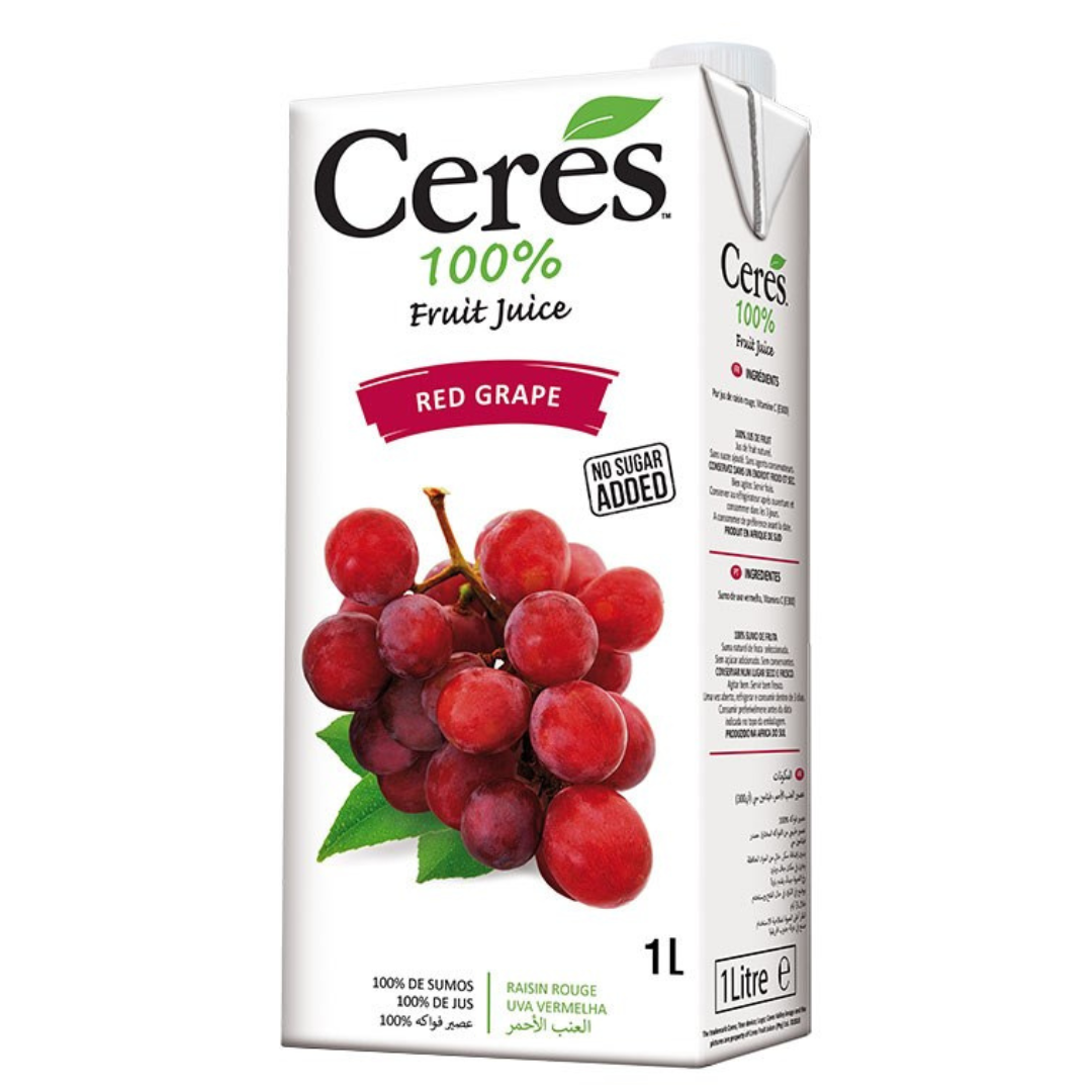 Red Grape Fruit Juice 1 Ltr Ceres