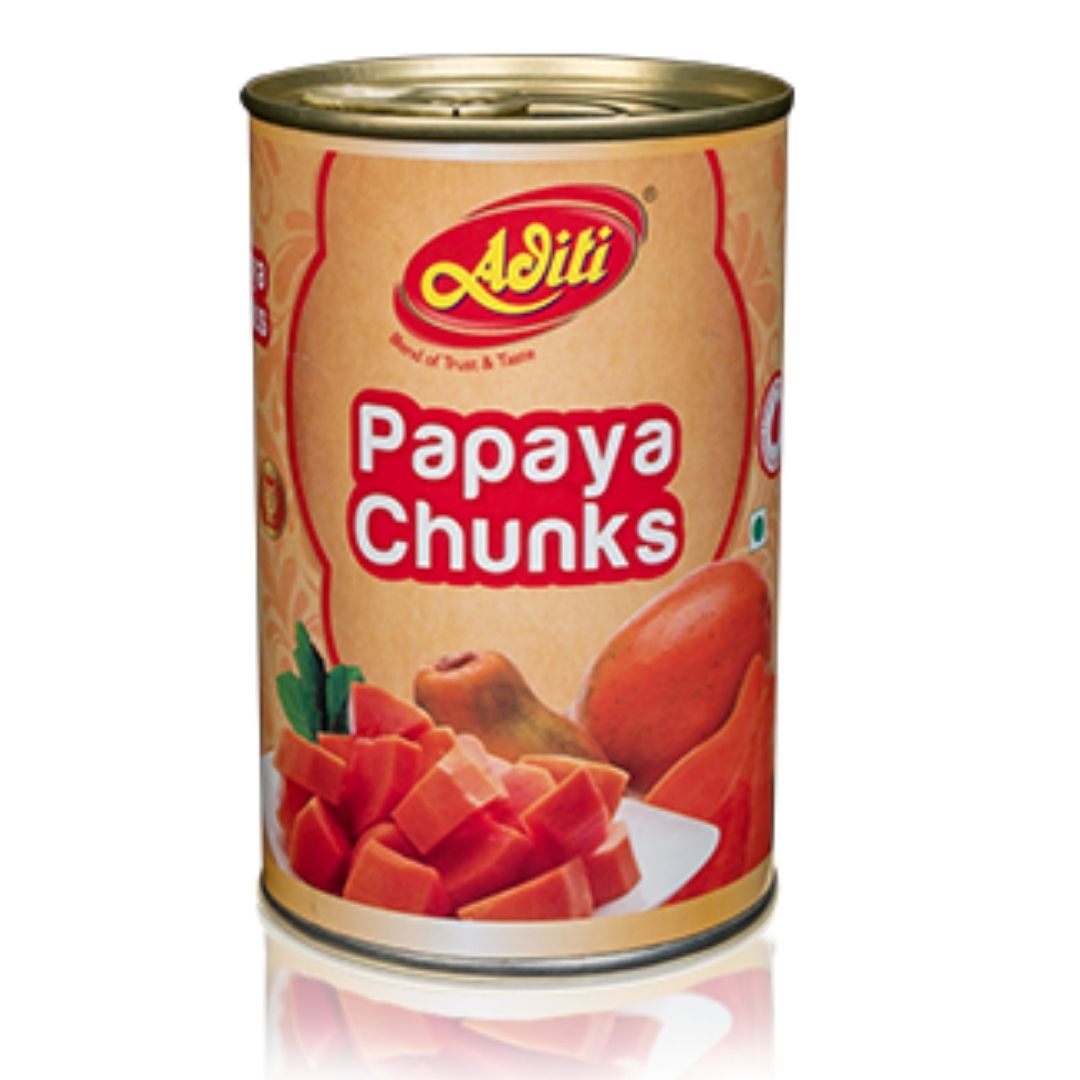 Red Papaya Chunks 450gm  Aditi