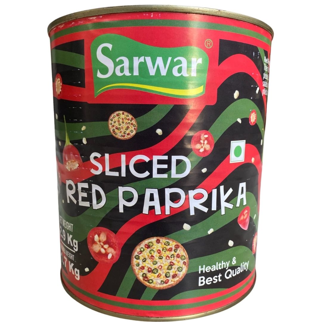 Red Paprika Sliced  3.1 kg Sarwar