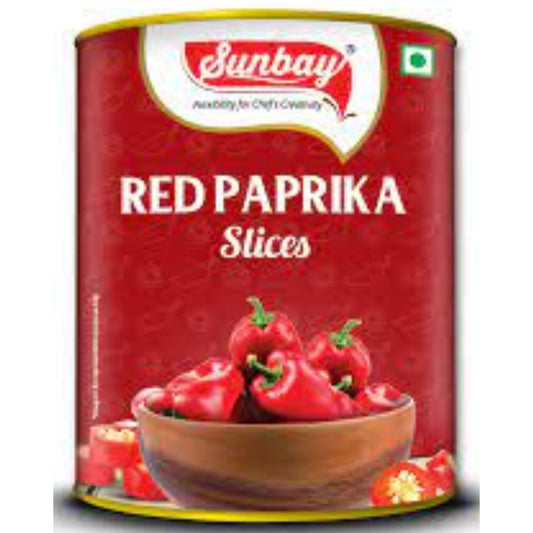 Red Paprika Slices  3 kg  Sunbay
