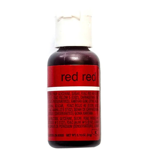 Red Red  Edible Liqua Gel Colour 20ml Chefmaster