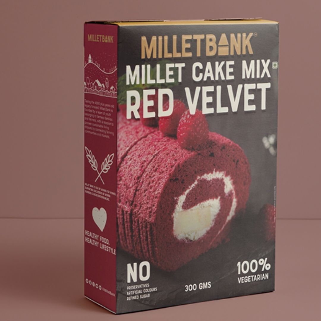 Red Velvet Millet Cake Mix Milletbank