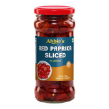Red paprika sliced 350 gm Abbie's