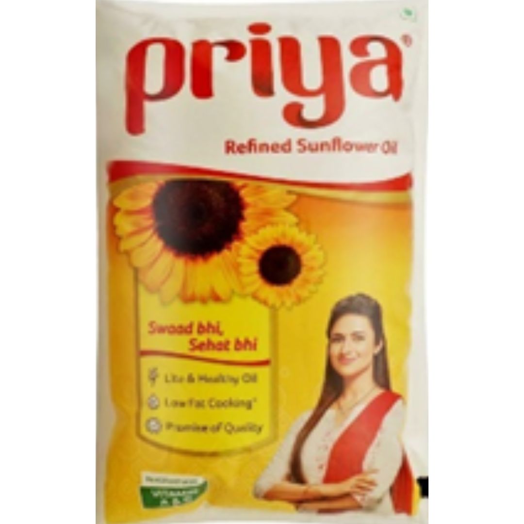 Refined Sunflower Oil 1 ltr  Priya