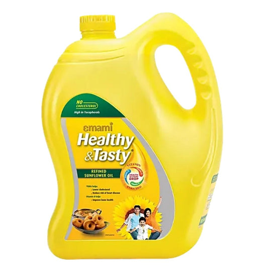 Refined Sunflower Oil 5ltr Emami Healthy & Tasty