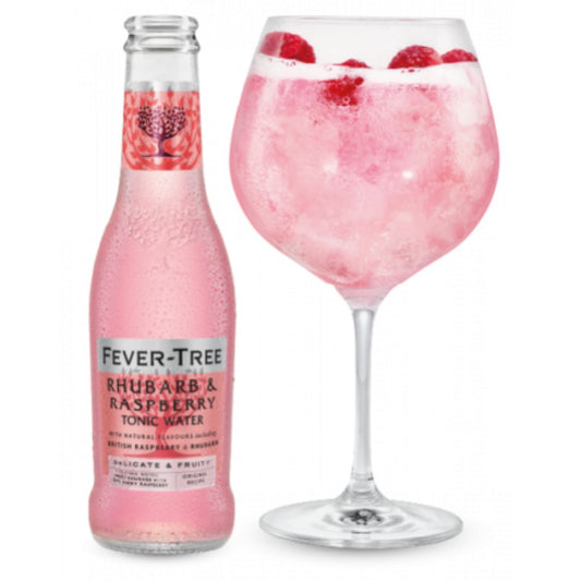 Refreshingly Light Rhubarb & Raspberry Tonic Water Fever Tree