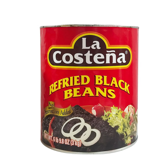 Refried Black Beans, 3kg La Costena