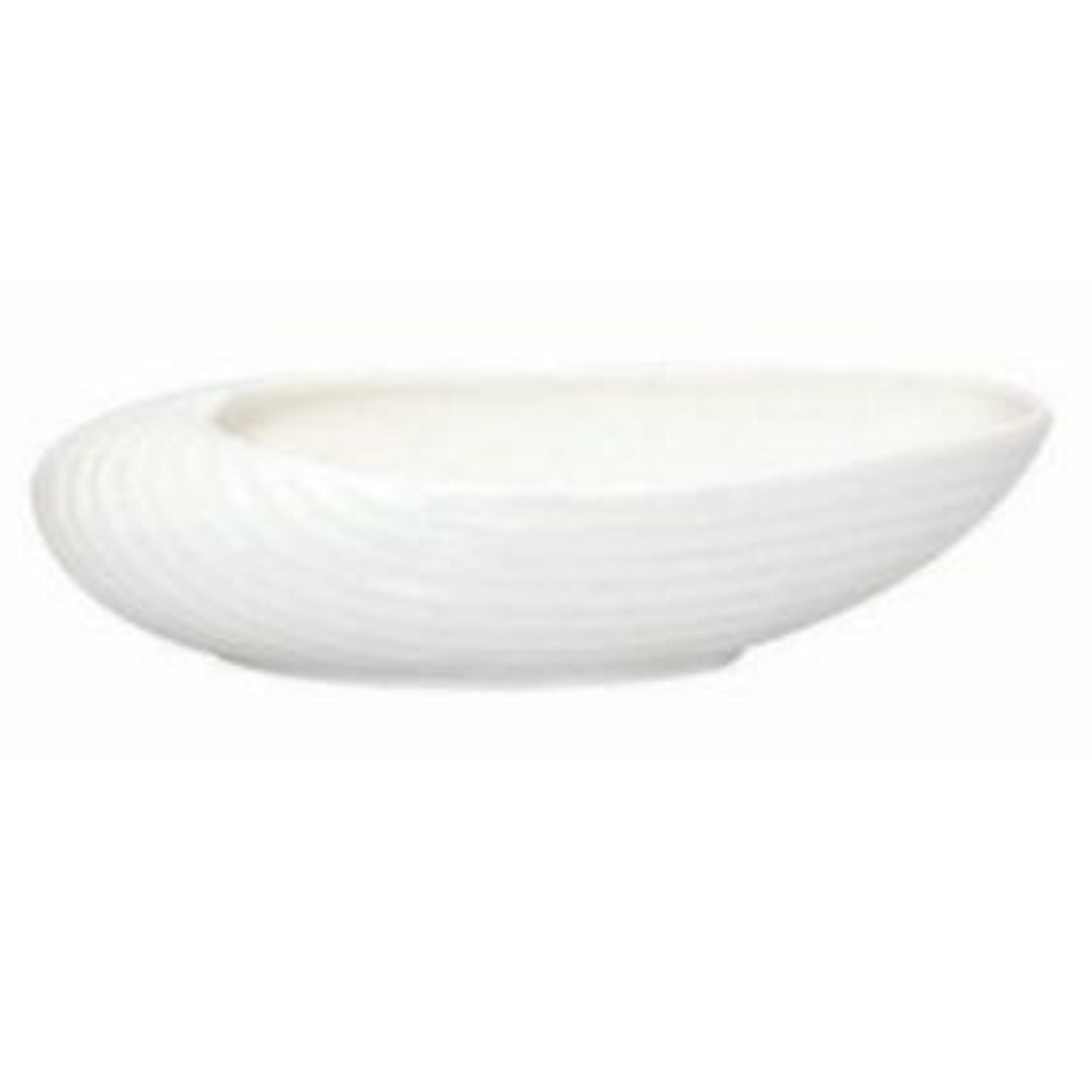 Ribbed Bowl Oval Big Clay Craft