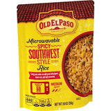 Rice, Spicy Southwest Style, Microwavable Old El Paso