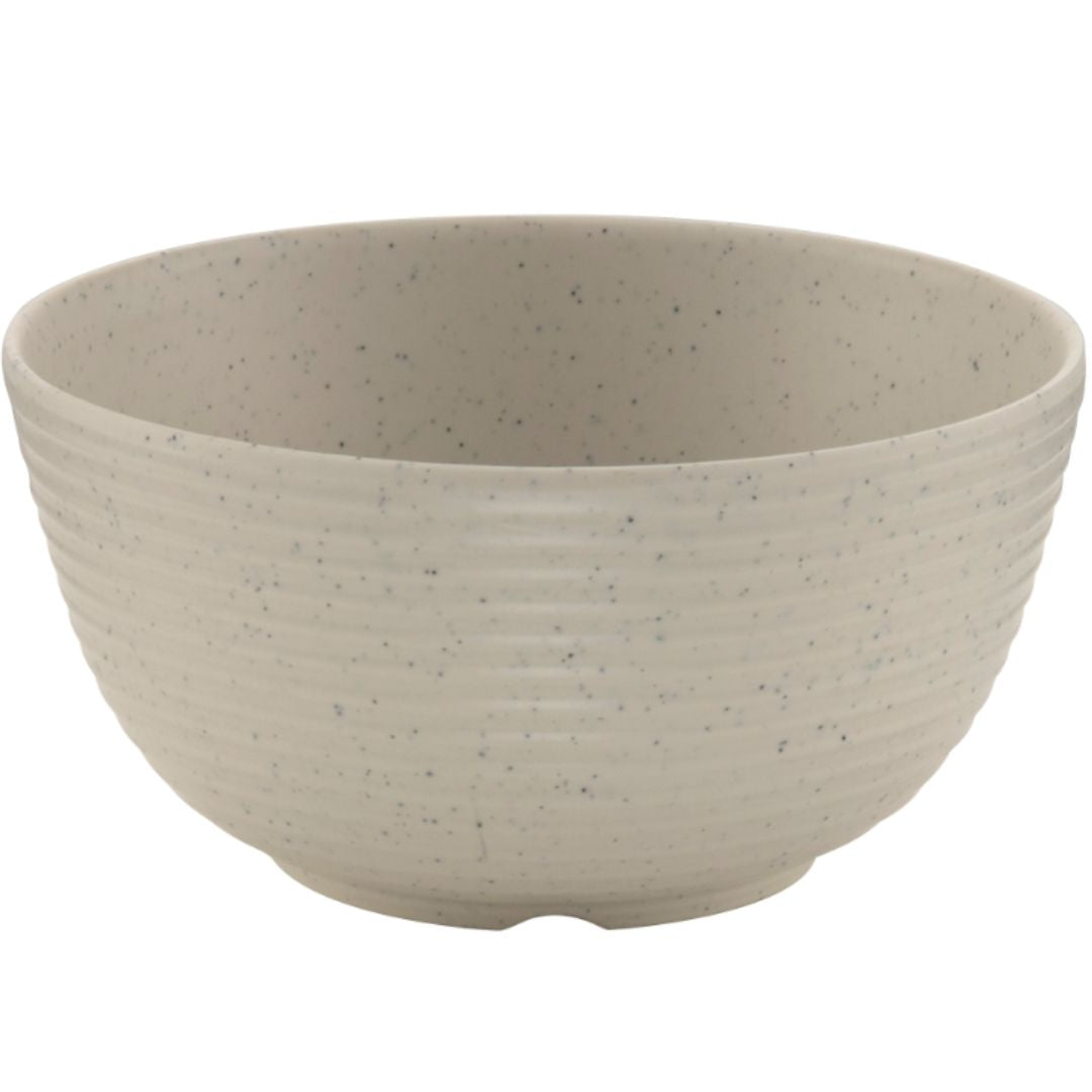 Rings Matt Open Bowl Small 14.5 Cm Speckle Cream – Dine