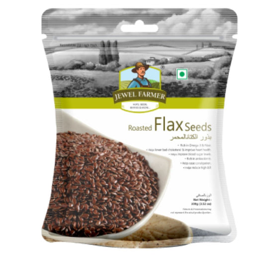 Roasted Flax Seeds 100g Jewel Farmer