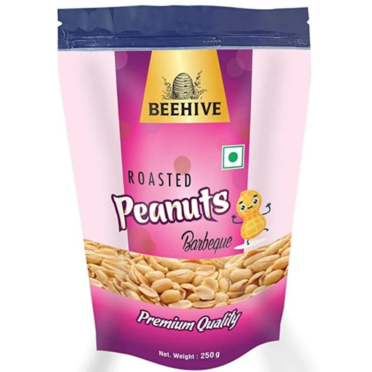 Roasted Peanuts Barbeque Flavour 250gm Beehive