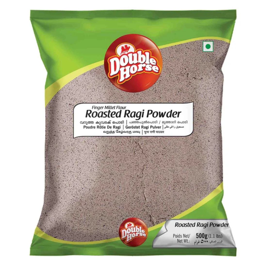 Roasted Ragi Powder 500g_Finger Millet Flour Double Horse