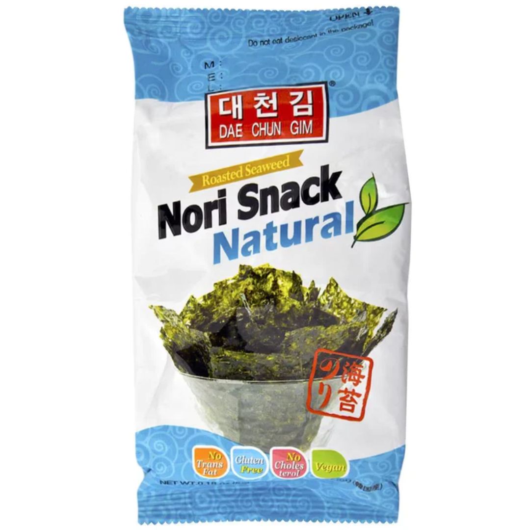 Roasted Seaweed Natural(Nori Snack) 5g  Dae Chun Gim