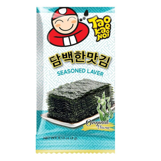 Roasted Seaweed Seasoned Laver Classic 4g Tao Kae Noi