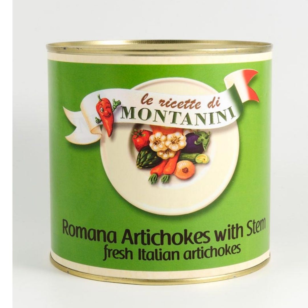 Romana Artichokes with Stem 2.4kg Montanini