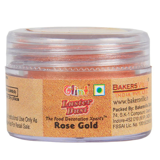 Rose Gold Edible Luster Dust 5g Glint