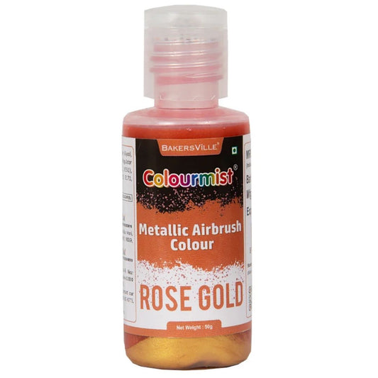 Rose Gold Metallic Airbrush Food Colour 50g Colourmist