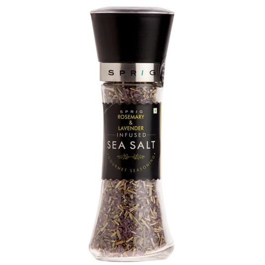 Rosemary and Lavender Infused Sea Salt Gourmet Seasoning 175g Spring