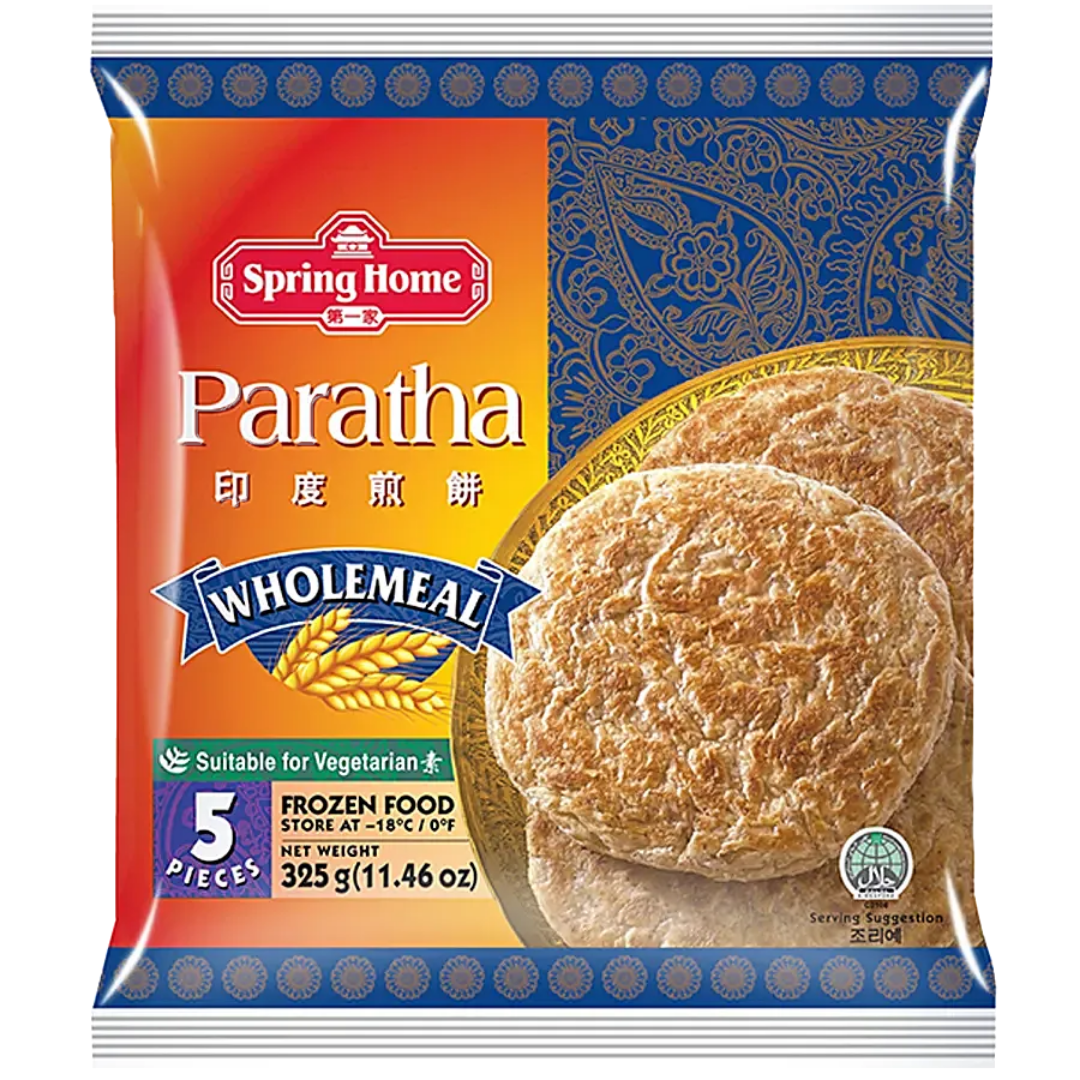 Roti Paratha Wholemeal 325 gm Spring Home