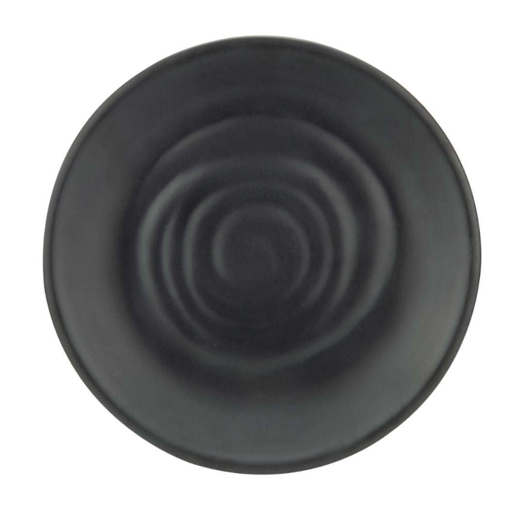 Round Dinner Plate 11″ Matt Black