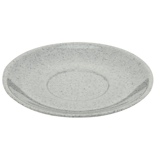 Round Saucer 15 cm Speckle Grey