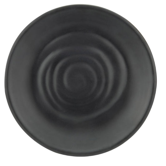 Round Small Plate 7.5″ Matt Black