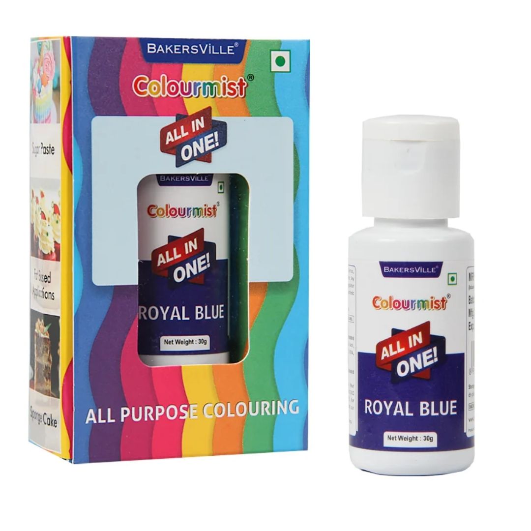 Royal Blue All In One Food Colour 30g Colourmist