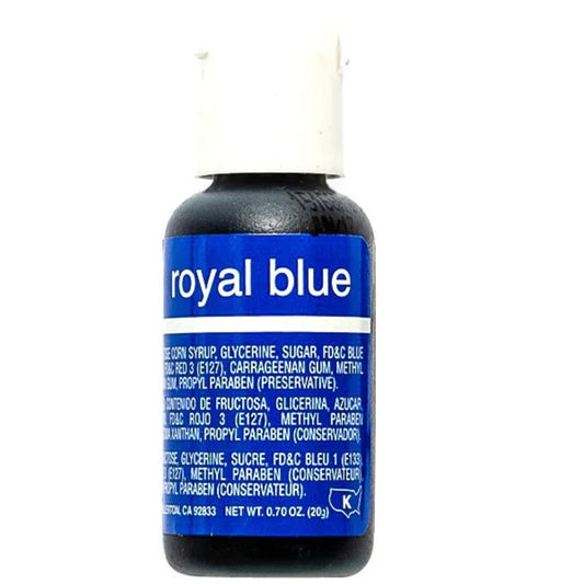 Royal Blue Edible Liqua Gel Colour 20ml Chefmaster