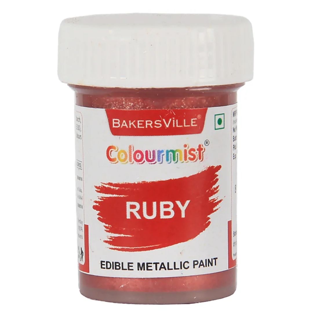 Ruby Colourmist Edible Metallic Paint 20g Bakersville