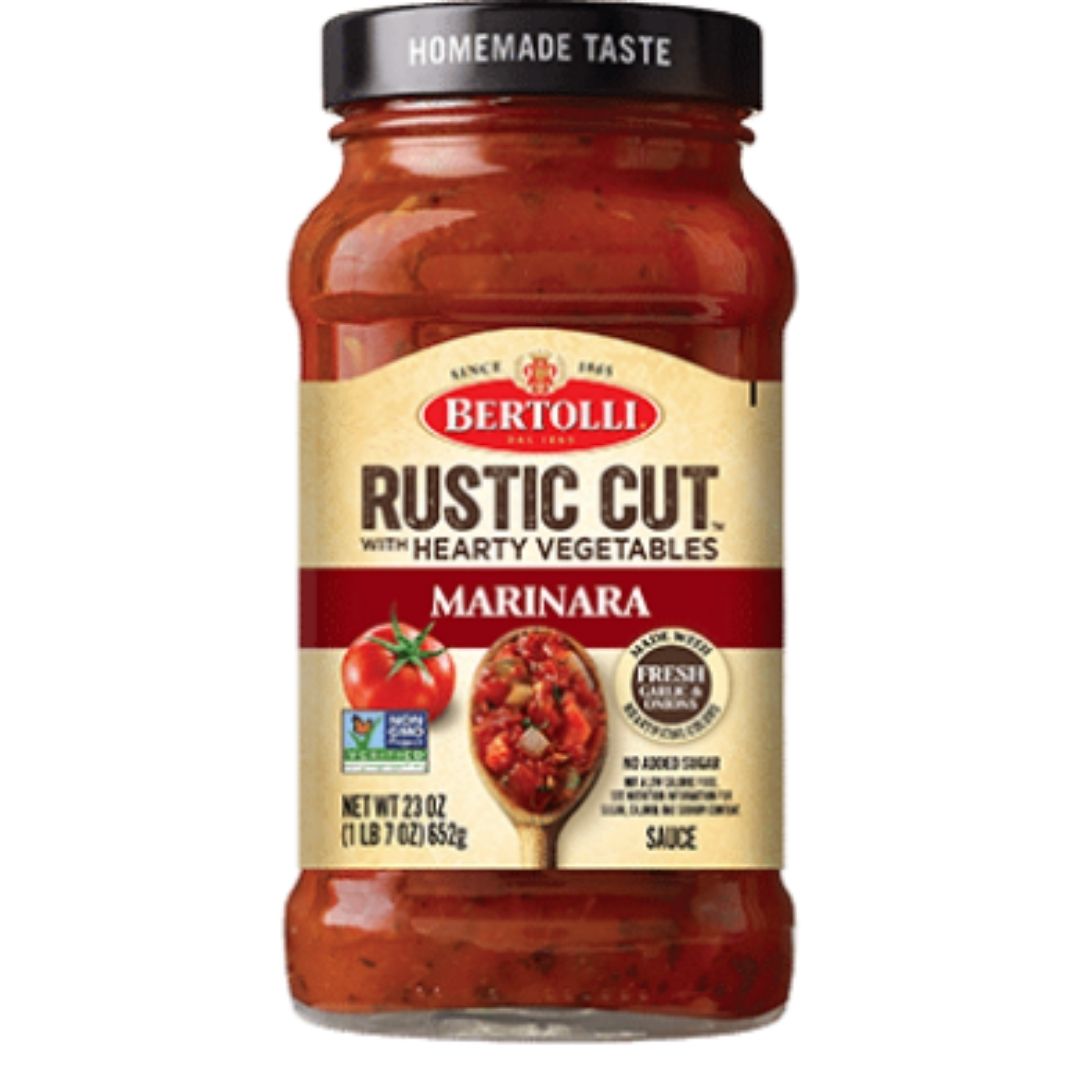 Rustic Cut Marinara with Hearty Vegetable Sauce 652g Bertolli