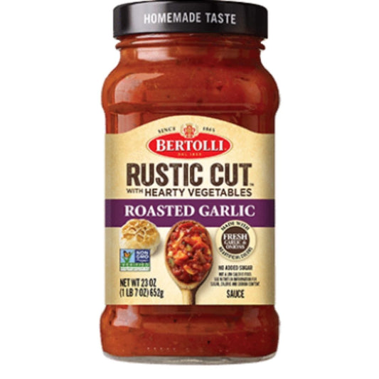 Rustic Cut Roasted Garlic with Hearty Vegetable Sauce 652g Bertolli