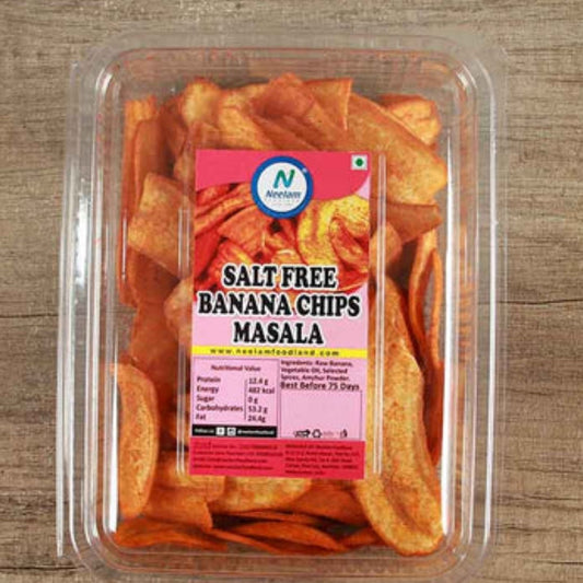 SALT FREE BANANA CHIPS MASALA 200G NEELAM