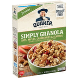 SIMPLY GRANOLA OATS, APPLE, CRANBERRY & ALMONDS QUAKER