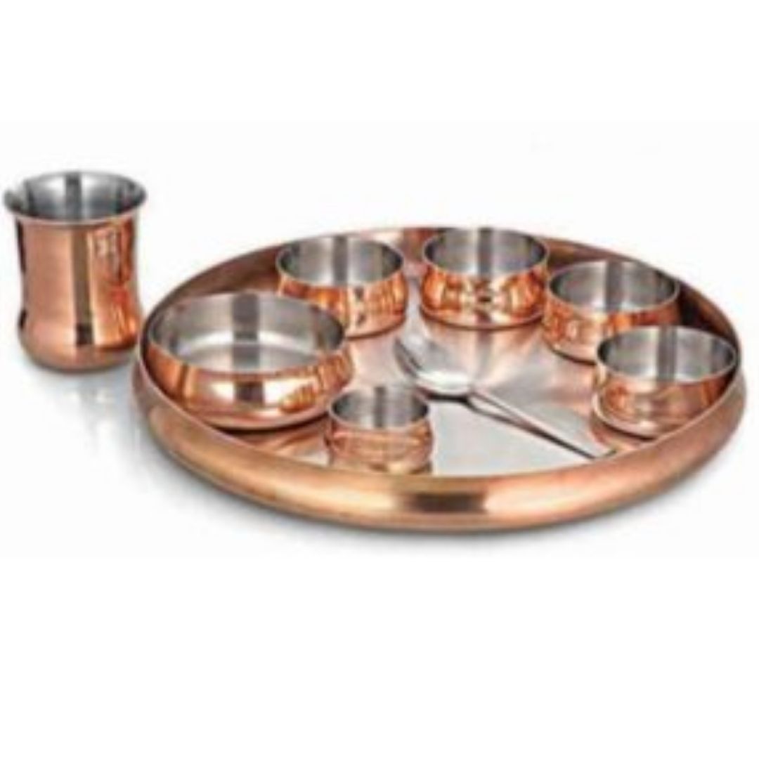 SOVEREIGN THALI SET – TWO TONE (9 PCS SET) De Stellar