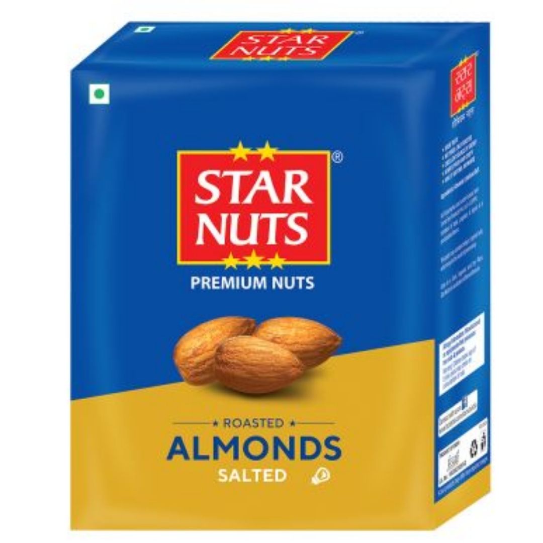 STARNUTS ROASTED ALMONDS SALTED 190G URMIN