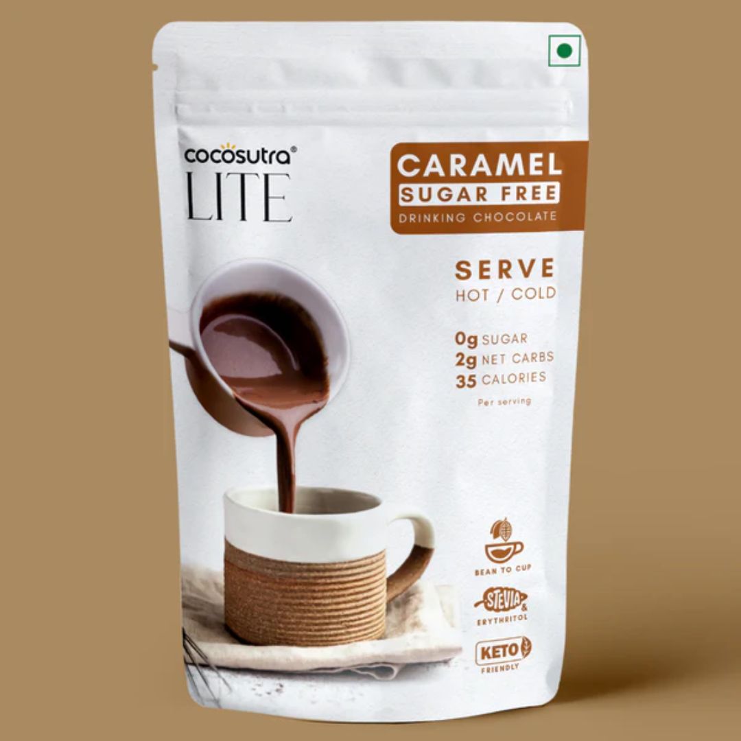 SUGAR FREE Drinking Chocolate Mix - Caramel 200g