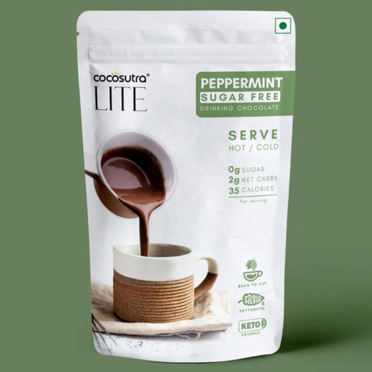 SUGAR FREE Drinking Chocolate Mix - Peppermint 200g